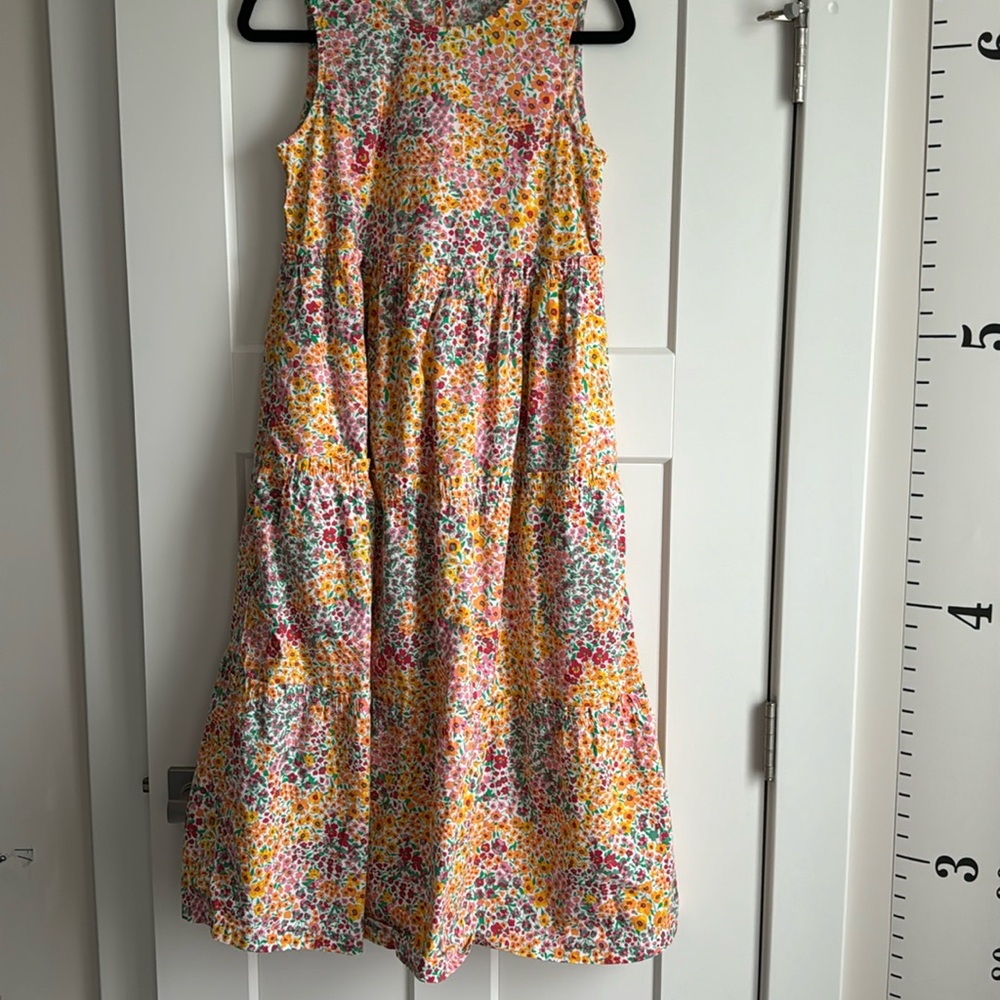 NWT J.Crew multi tier maxi dress
